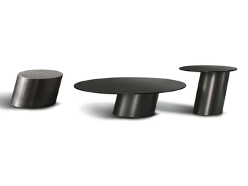 PISA - Oval metal coffee table by Bonaldo