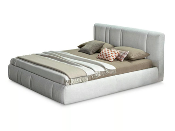 RIGOLETTO - Upholstered fabric double bed by Bonaldo