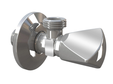 TRISTAR - Angle Zamak stop valve by Bonomini