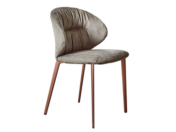 DROP - Leather chair by Bontempi Casa
