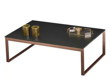 HIP HOP - Crystal and steel coffee table by Bontempi Casa
