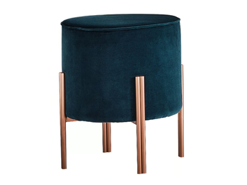 PUFFOSO - Round fabric pouf by Bontempi Casa
