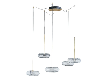 SPARK - Borosilicate glass pendant lamp by Bontempi Casa