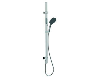 APICE - Brass shower wallbar with hand shower with hose by Bossini