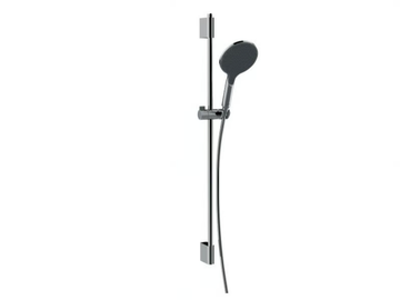 APICE - Brass shower wallbar with hand shower with hose by Bossini