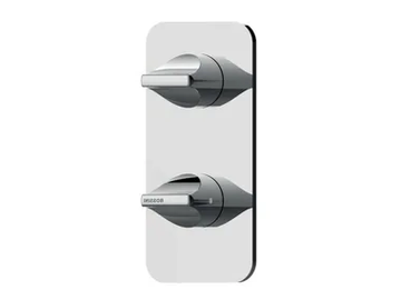 APICE - Recessed thermostatic shower mixer with plate by Bossini