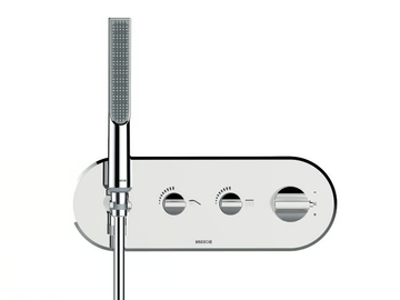 APICE - Thermostatic shower mixer with hand shower by Bossini