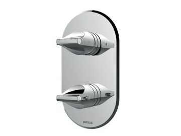 APICE - Thermostatic shower mixer with plate by Bossini