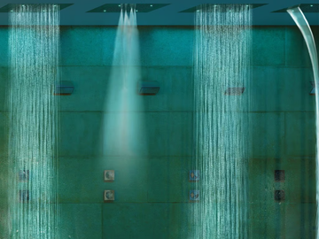 Dream 4 Sprays - RGB CROMOTHERAPY - LED overhead shower with chromotherapy by Bossini