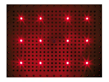 DREAM RECTANGULAR LIGHT RGB CROMOTHERAPY - LED built-in overhead shower with chromotherapy by Bossini