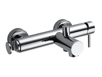OKI - Design wall-mounted single handle brass bathtub mixer with diverter by Bossini