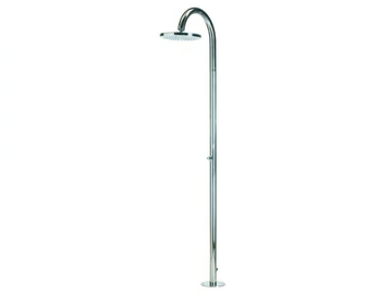 OKI FLOOR - Floor standing shower panel with overhead shower by Bossini