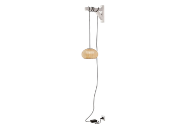 GAROTA HANG - LED synthetic fibre outdoor pendant lamp by BOVER