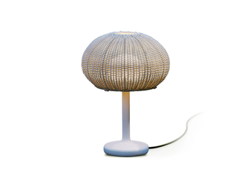 GAROTA M/36 OUTDOOR - LED synthetic fibre Outdoor table lamp by BOVER