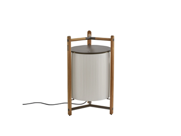 KANDO P/76 - LED dimmable wooden floor lamp by BOVER