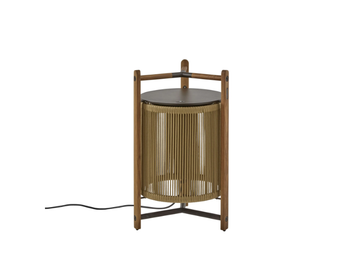 KANDO P/76 Outdoor - LED teak floor lamp by BOVER