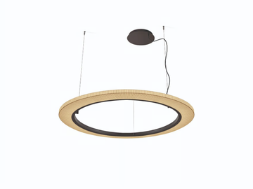 RODA S/120 - LED aluminium pendant lamp by BOVER