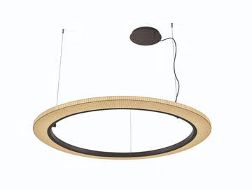 RODA S/150 - LED aluminium pendant lamp by BOVER