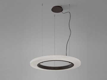 RODA S/90 - LED aluminium pendant lamp by BOVER
