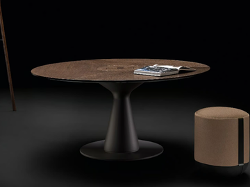 METAR - Oak meeting table with cable management by Bralco
