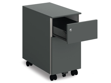 NEW - Office drawer unit with castors and lock by Bralco