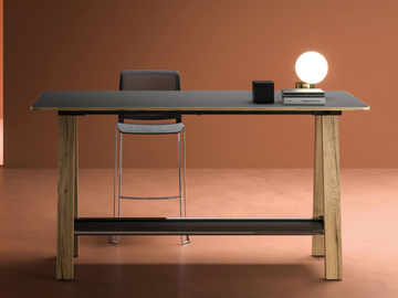 TAKE-OFF EVO / COUNTRY - Rectangular High meeting table by Bralco