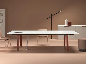 TAKE OFF - Rectangular meeting table by Bralco