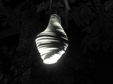 BUMBLEBEE - LED stainless steel pendant lamp by Brillamenti