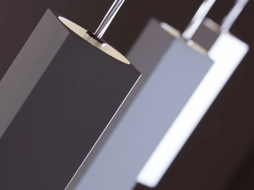 CUBETTO FINE SOSPESO - LED aluminium pendant lamp by Brillamenti
