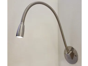 TULIP - LED stainless steel reading lamp by Brillamenti