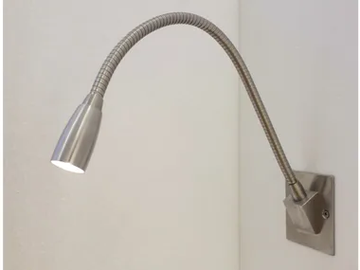 TULIP - LED stainless steel reading lamp by Brillamenti