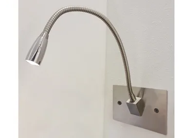 TULIP - LED stainless steel reading lamp with swing arm by Brillamenti