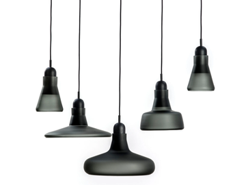 SHADOWS XL - Dimmable blown glass pendant lamp by BROKIS