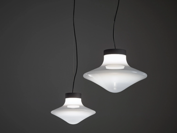 TROTTOLA - LED opal glass pendant lamp by BROKIS
