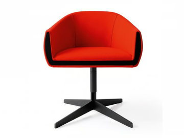 GINEVRA - Swivel upholstered fabric easy chair by Bross