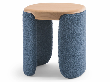 PETAL - Square solid wood coffee table by Bross