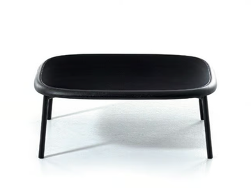 SIT - Low square wooden coffee table by Bross