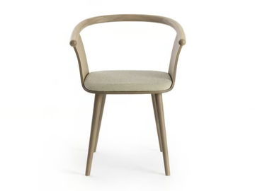 YUUMI - Fabric chair with integrated cushion by Bross