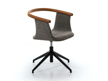 YUUMI - Height-adjustable fabric chair by Bross