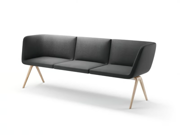 A-BENCH - Fabric leisure sofa by Brunner