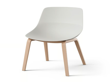 CRONA LIGHT LOUNGE - Plastic easy chair by Brunner