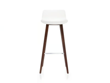 FINA BAR - High plastic stool with back by Brunner
