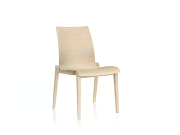FINA WOOD - Wooden chair by Brunner
