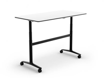 LIFT ACTIVE - Rectangular drop-leaf High meeting table by Brunner