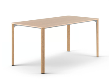 NATE - Rectangular wooden dining table by Brunner
