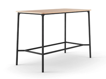 NATE S - Rectangular steel high table by Brunner