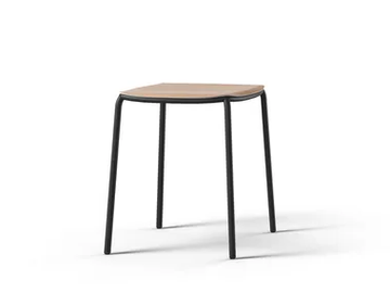 NATE S - Steel stool by Brunner