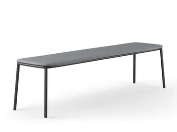 NATE S - Upholstered steel bench by Brunner