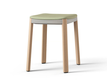 NATE - Wooden barstool by Brunner