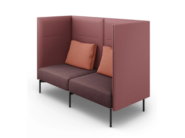 OVAL - High-back 2 seater sofa by Brunner